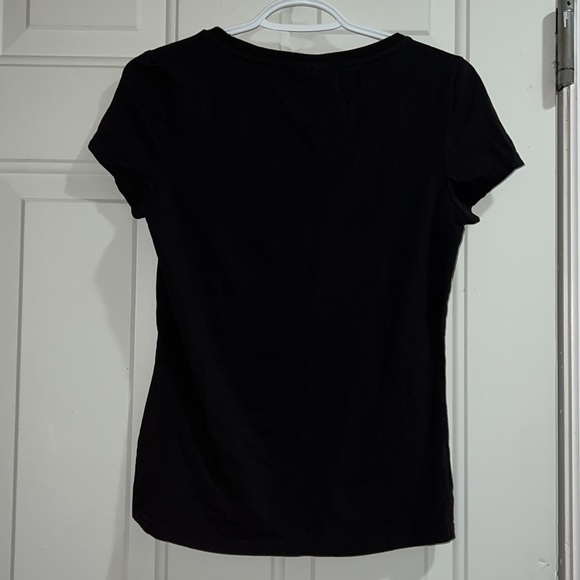 Black graphic short sleeved t-shirt - Picture 2 of 2